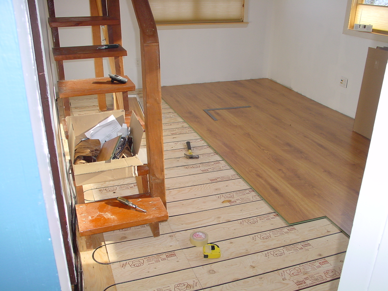 Office floor going down